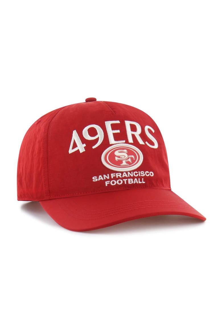 Men's '47 Scarlet San Francisco 49ers Modernia Hitch Adjustable Hat, Alternate, color, Scarlet
