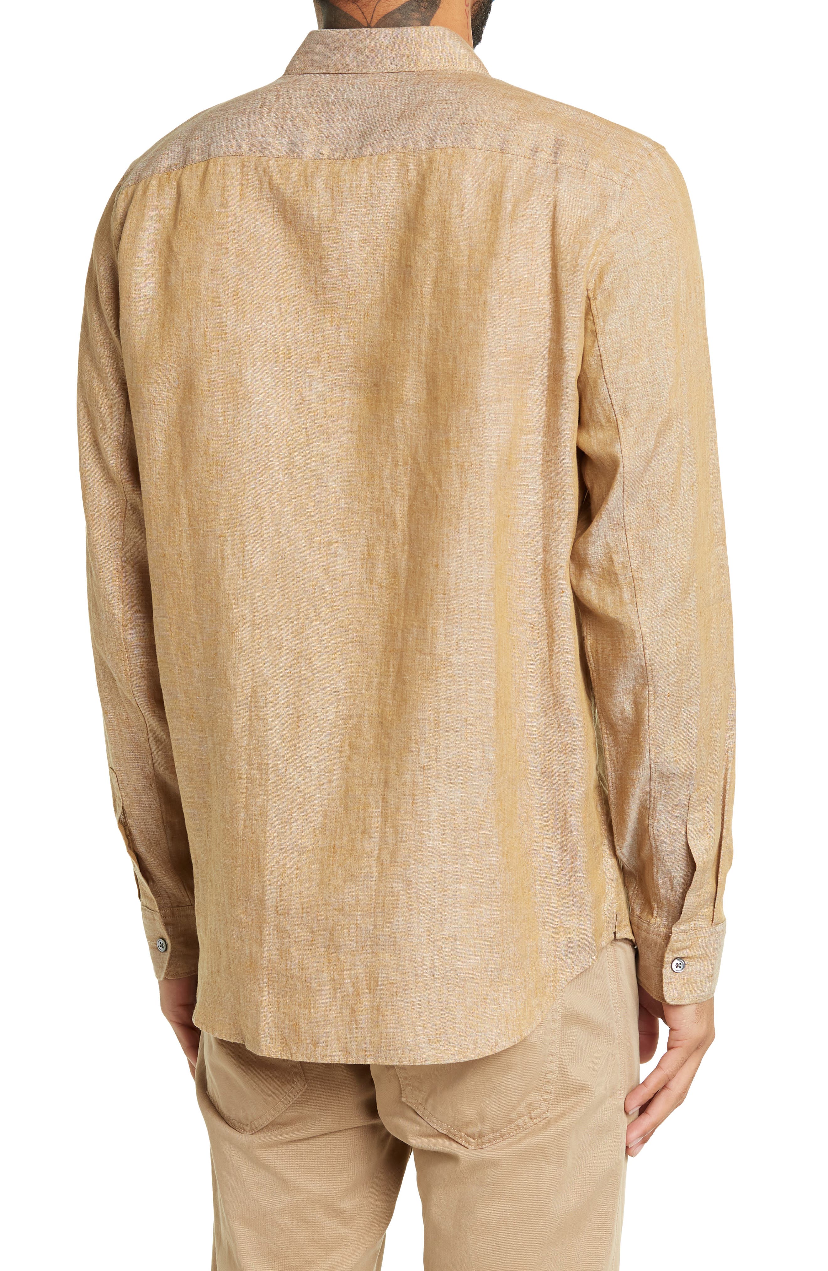 Theory Irving Summer Line Button Front Shirt (Men) | Nordstromrack