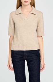 WAYF Shiloh Polo Sweater