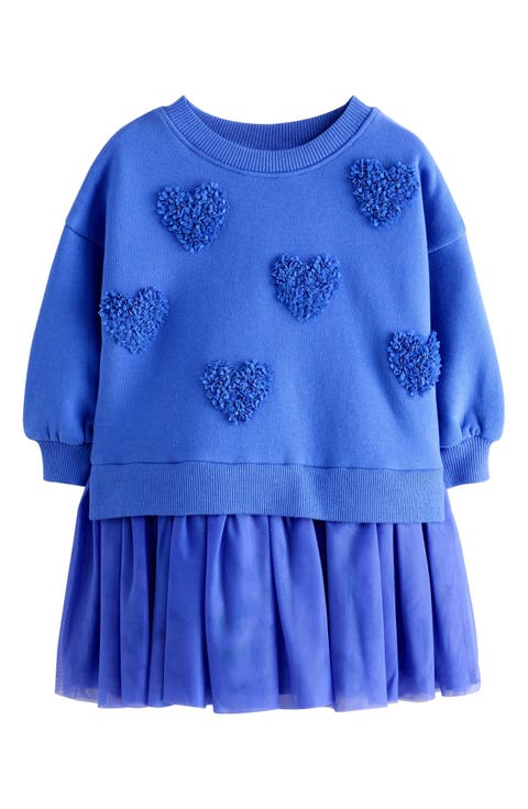 Kids' Heart Sweater & Skirt Set (Little Kid)