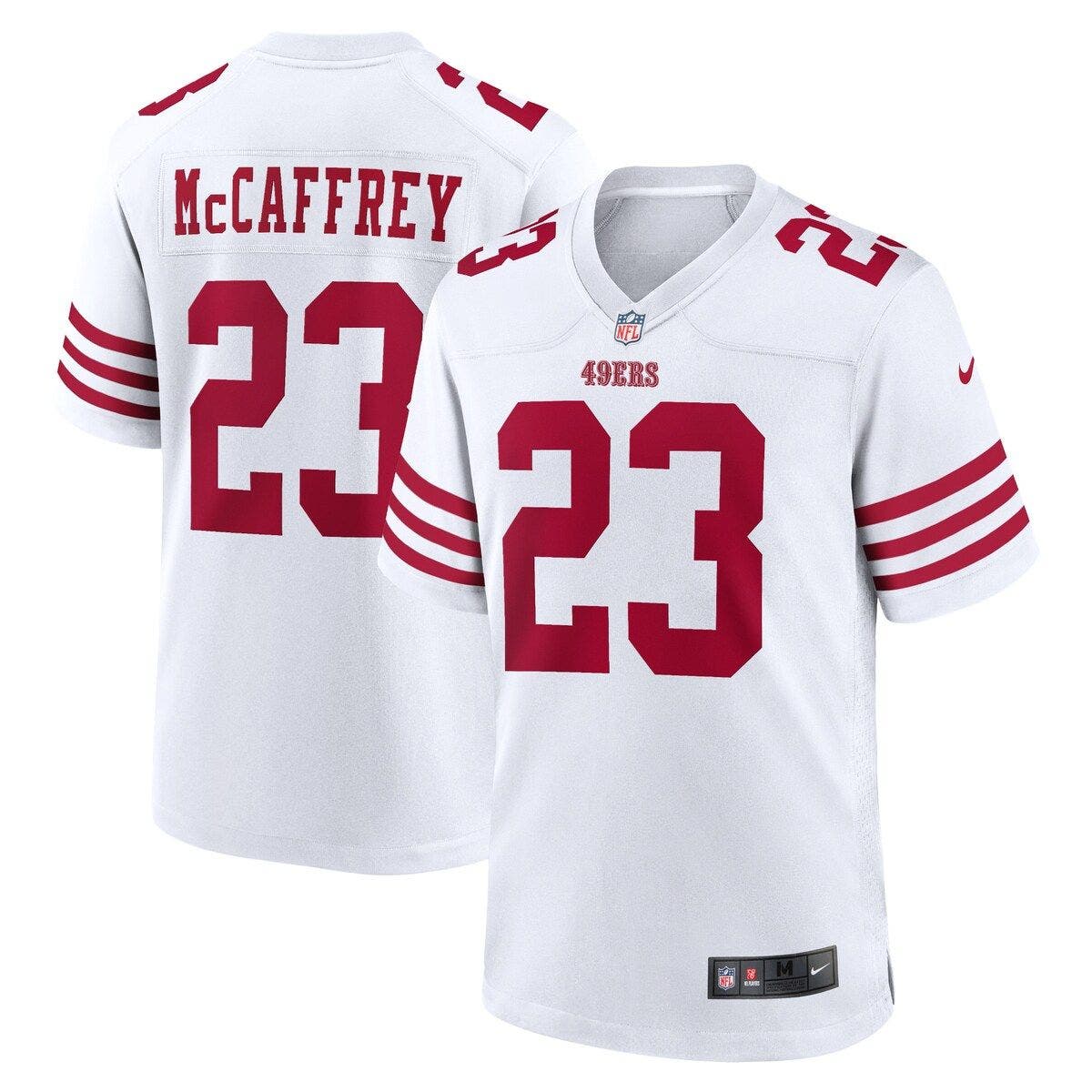 Men's Nike Christian McCaffrey White San Francisco 49ers Game