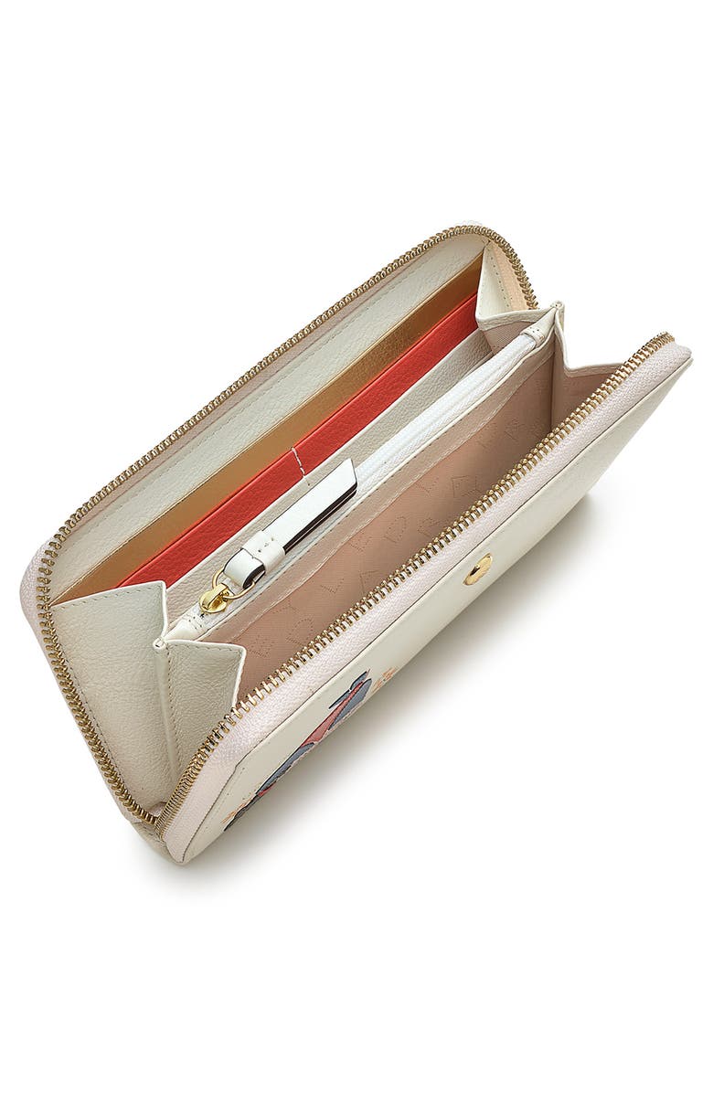 Radley Large Sail Away Zip Around Wallet, Alternate, color, Chalk