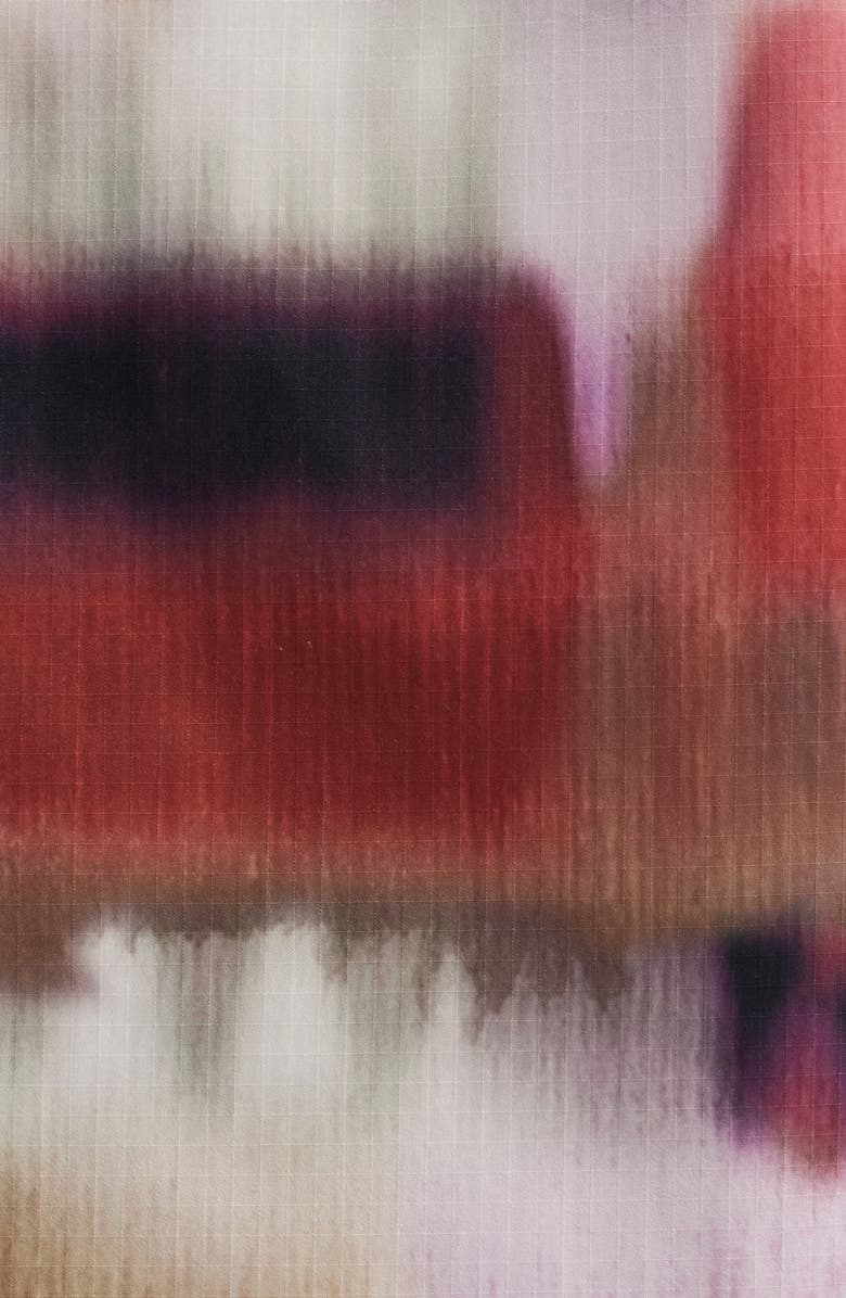 CRIMINAL DAMAGE Photo Print Short Sleeve Zip-Up Shirt, Alternate, color, 