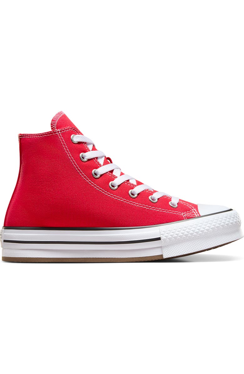 Converse Kids' Chuck Taylor<sup>®</sup> All Star<sup>®</sup> EVA Platform Sneaker, Alternate, color, Red/ White/ Black