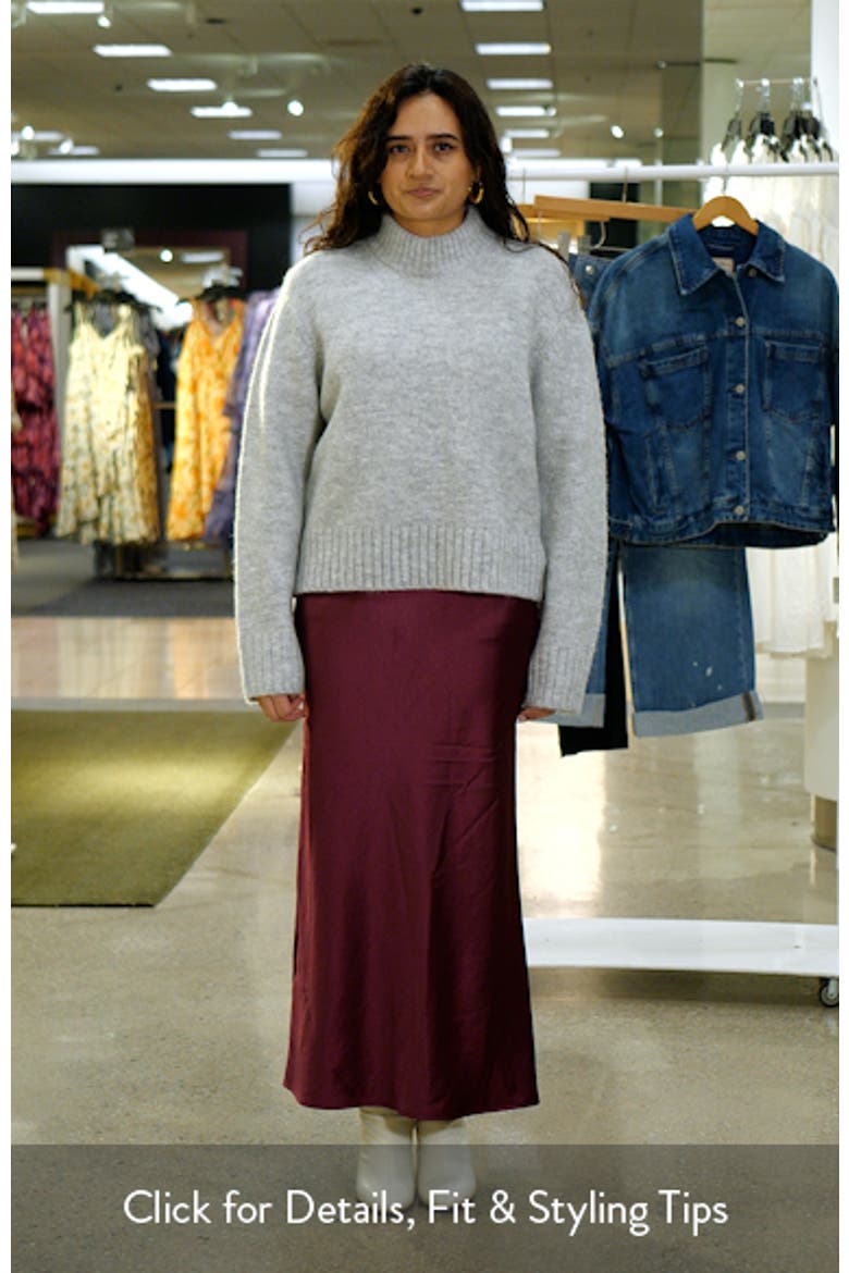 Mock Neck Pullover Sweater video