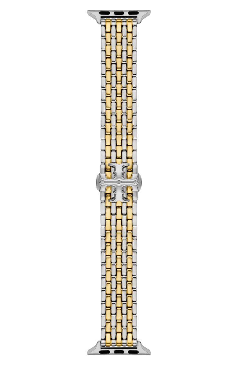 Tory Burch The Eleanor 20mm Apple Watch<sup>®</sup> Bracelet Watchband, Main, color, NO COLOR