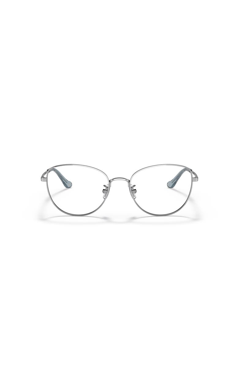 COACH 51mm Cat Eye optical glasses, Alternate, color, Silver