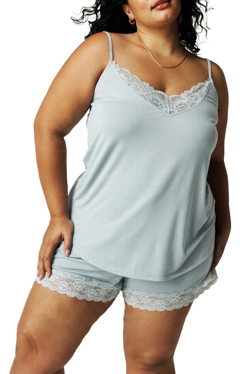 Posh Peanut Lace Camisole, Main, color, Shadow Green