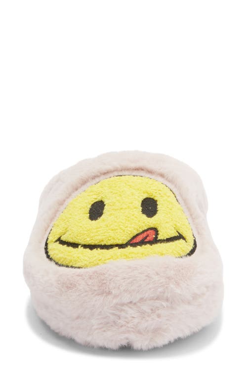 Joe Boxer Plush Mr Lucky Faux Fur Slipper In Pink