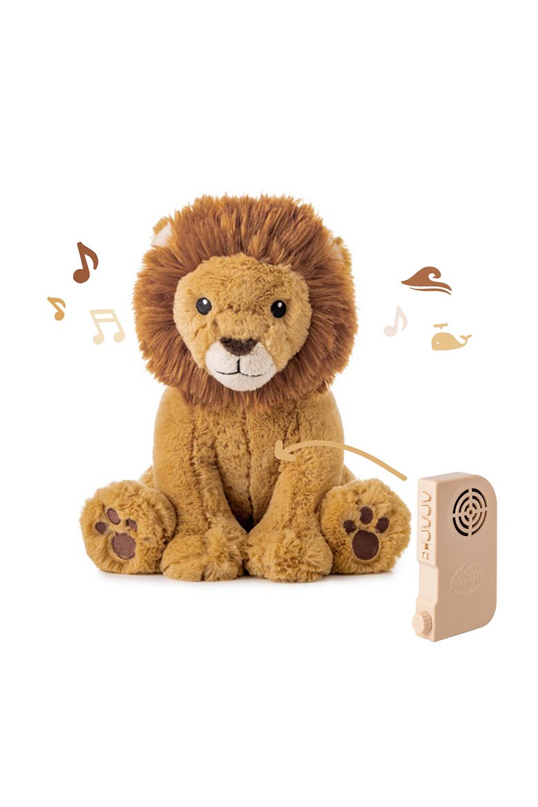 Louis the Lion Smart Sensor - Plush Toy & Baby Sleep Sound Soother, Alternate, color, BROWN
