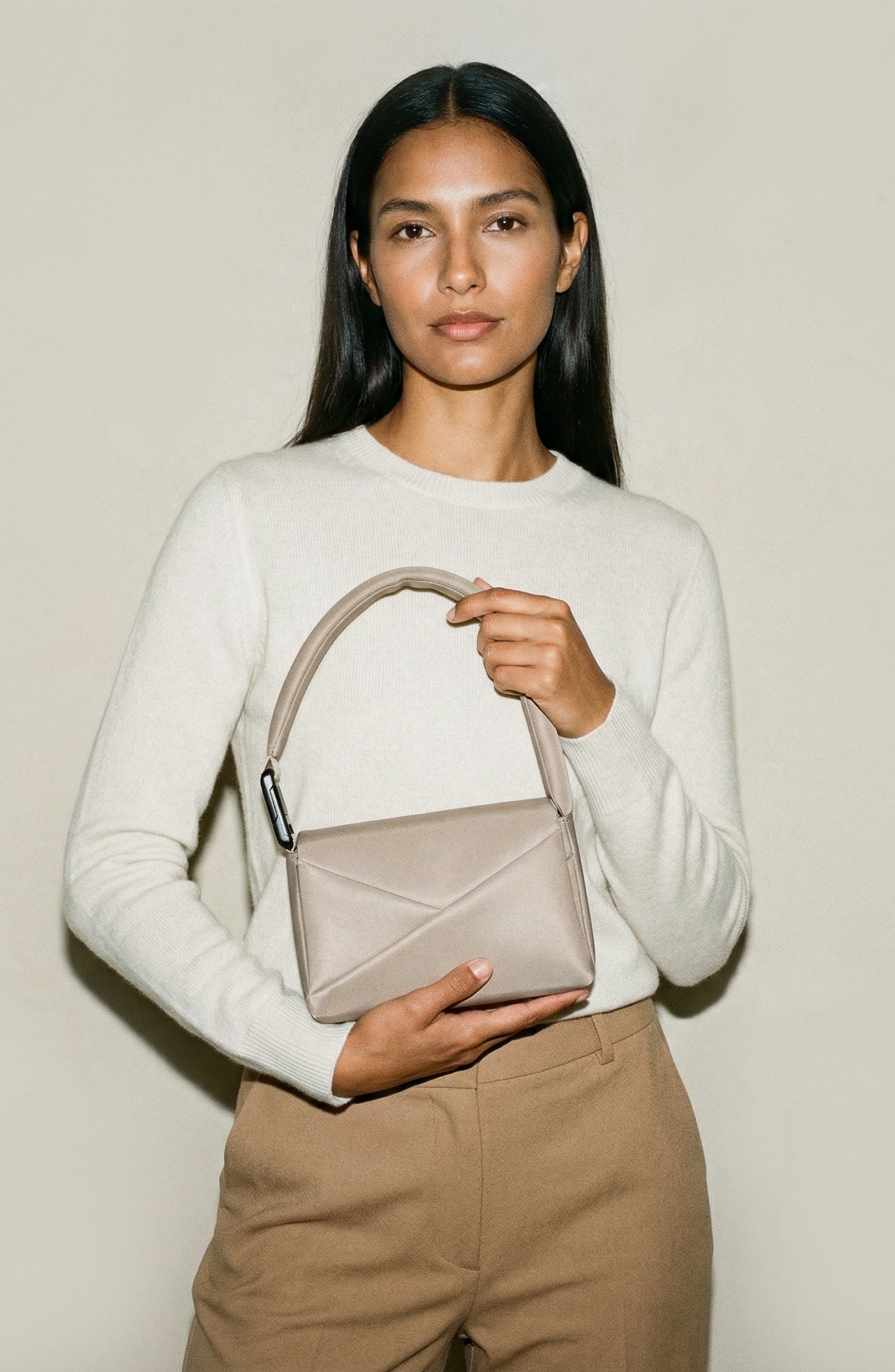 Lux and Nyx Mini Origami Flap Convertible Crossbody Bag and Handbag For Women, Alternate, color, Black