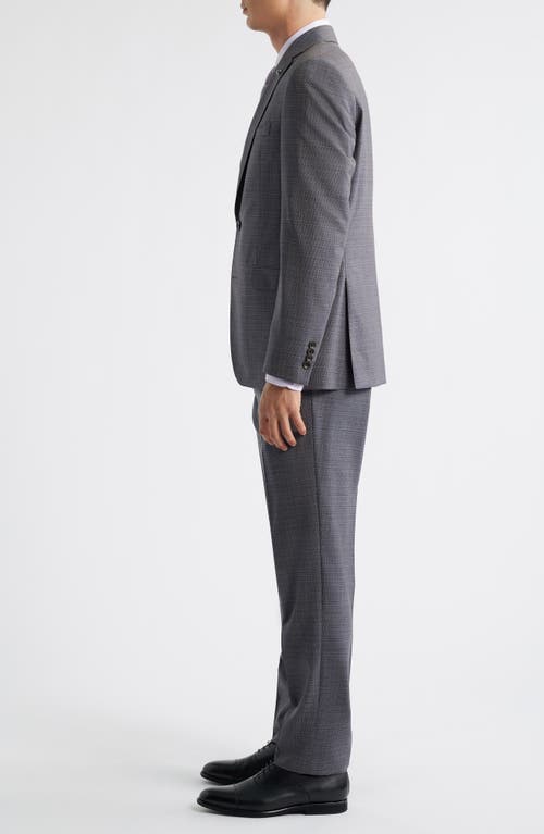 Jack Victor Esprit Screen Check Suit In Gray