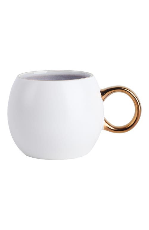 Stone Lain Josephine Porcelain 4-piece Mug Set In White