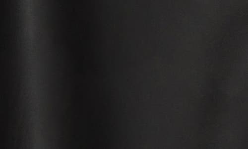 Mother The Undercover Faux Leather Wide Leg Pants In Black