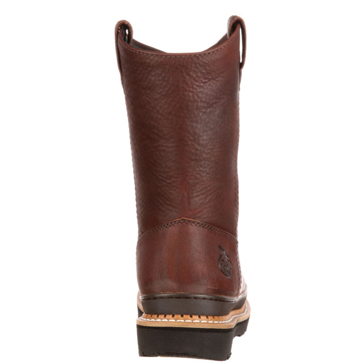Padded Pullon Work Boot, Alternate, color, SOGGY BROWN