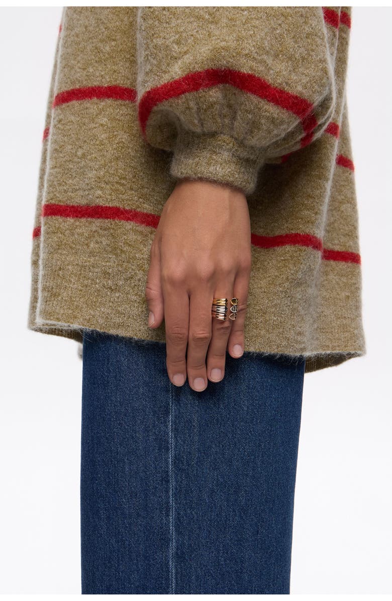 Bimba y Lola Hearts Ring, Alternate, color, 