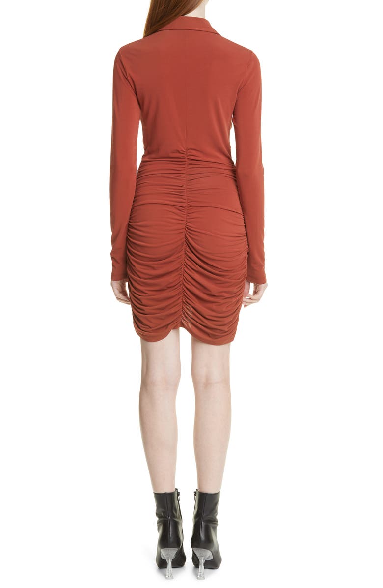A.L.C. Larsen Ruched Long Sleeve Minidress, Alternate, color,