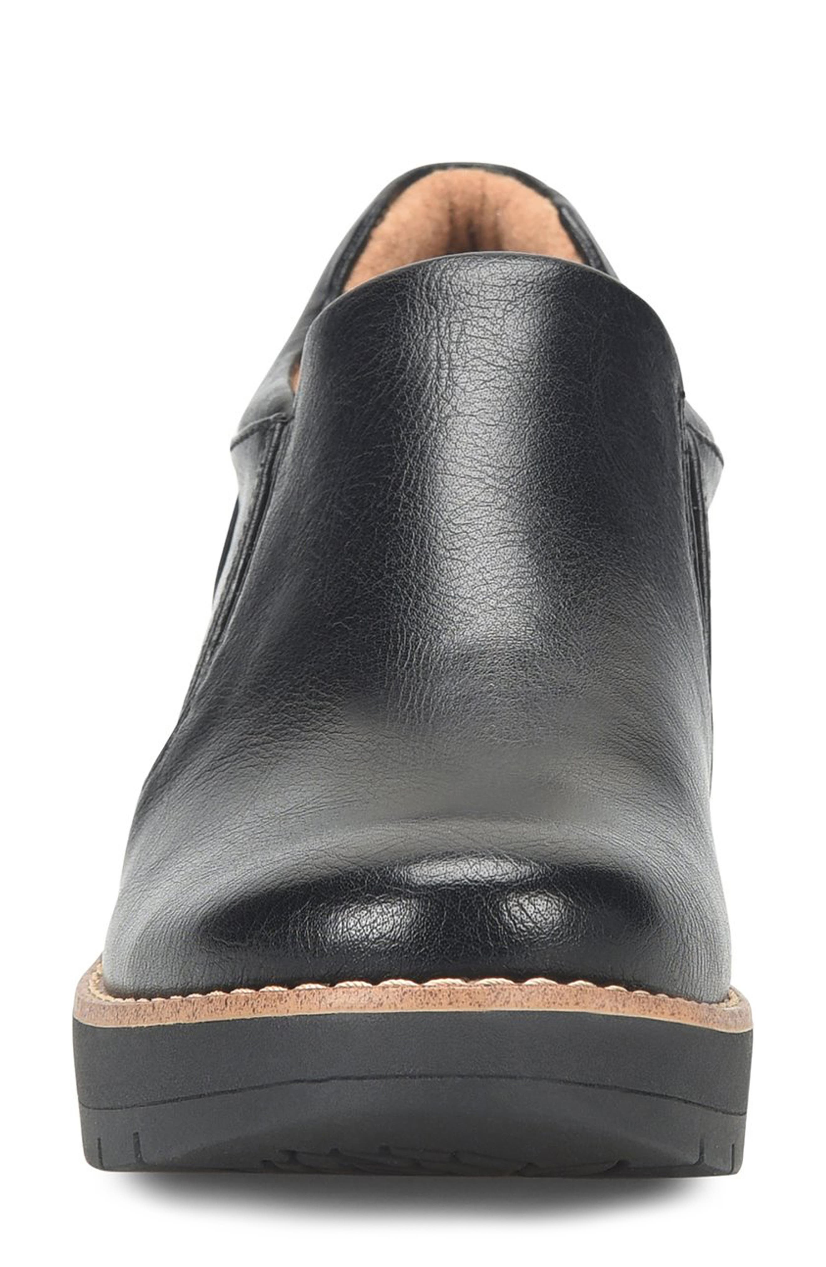 EUROSOFT Fabri Wedge Slip-On, Alternate, color, Black