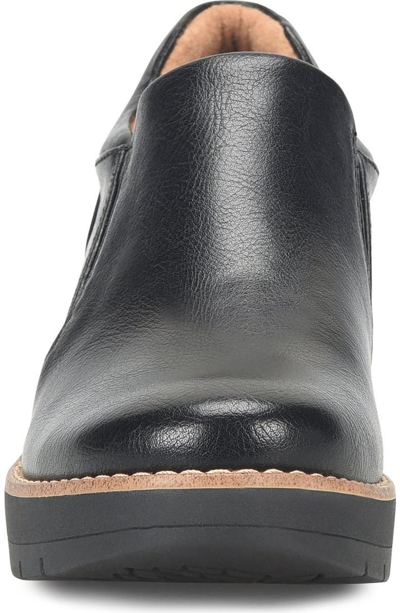 EUROSOFT Fabri Wedge Slip-On, Alternate, color, Black