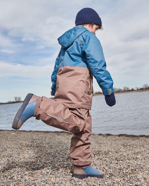 Deux Par Deux Kids Unisex Splash Pants Taupe In Taupe