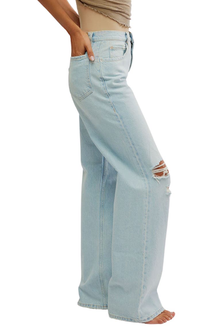 We the Free Tinsley High Waist Baggy Jeans, Alternate, color, RIPPER