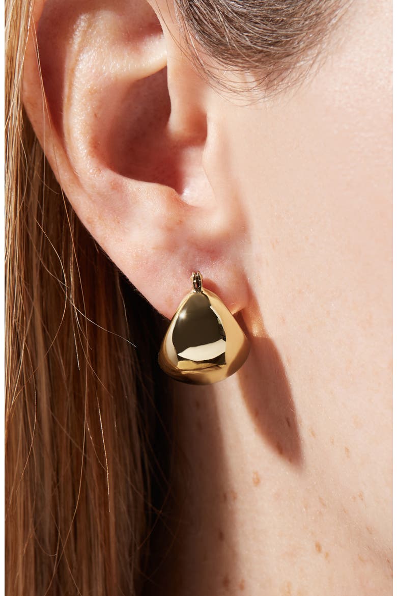 Hoop Earrings - Abby, Alternate, color, Gold