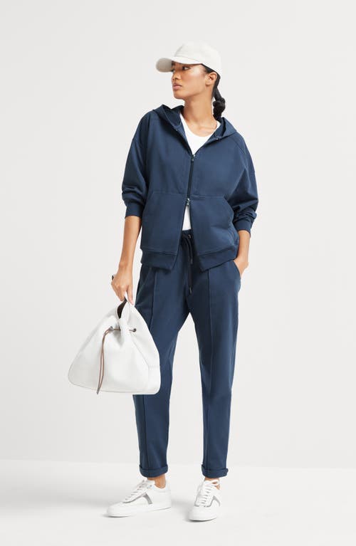 Brunello Cucinelli Track Trousers In Blue