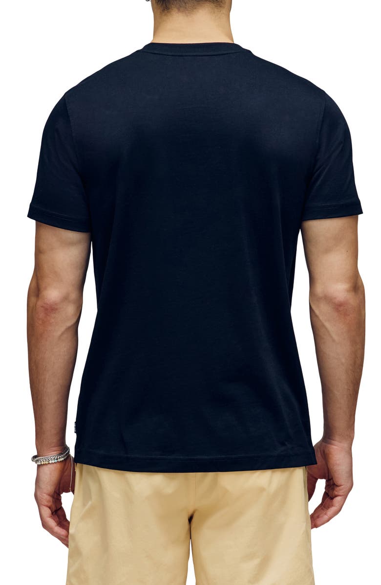 Psycho Bunny Elias Appliqué Logo T-Shirt, Alternate, color, Black