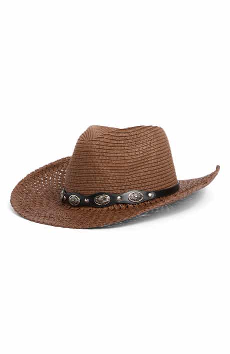 Concho Trim Cowgirl Hat