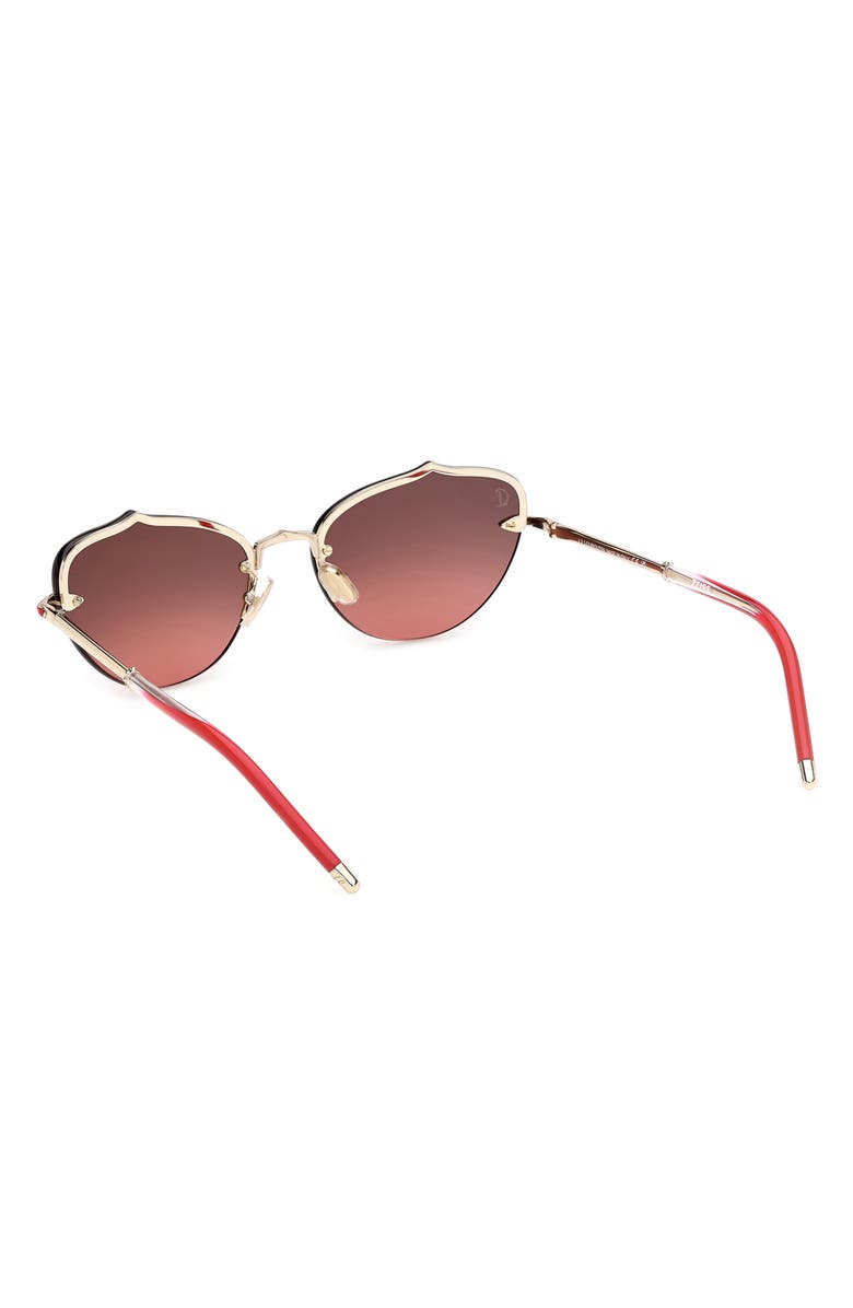 Christian Louboutin 59mm Gradient Geometric Sunglasses, Alternate, color, 