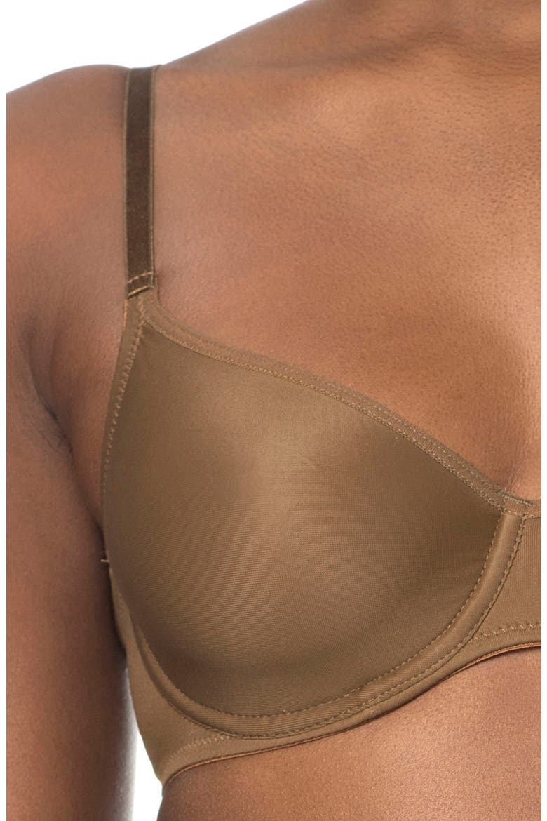 Naked Underwire T-Shirt Bra, Alternate, color, BERRY