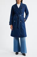 CITY BLUES Denim Trench Coat