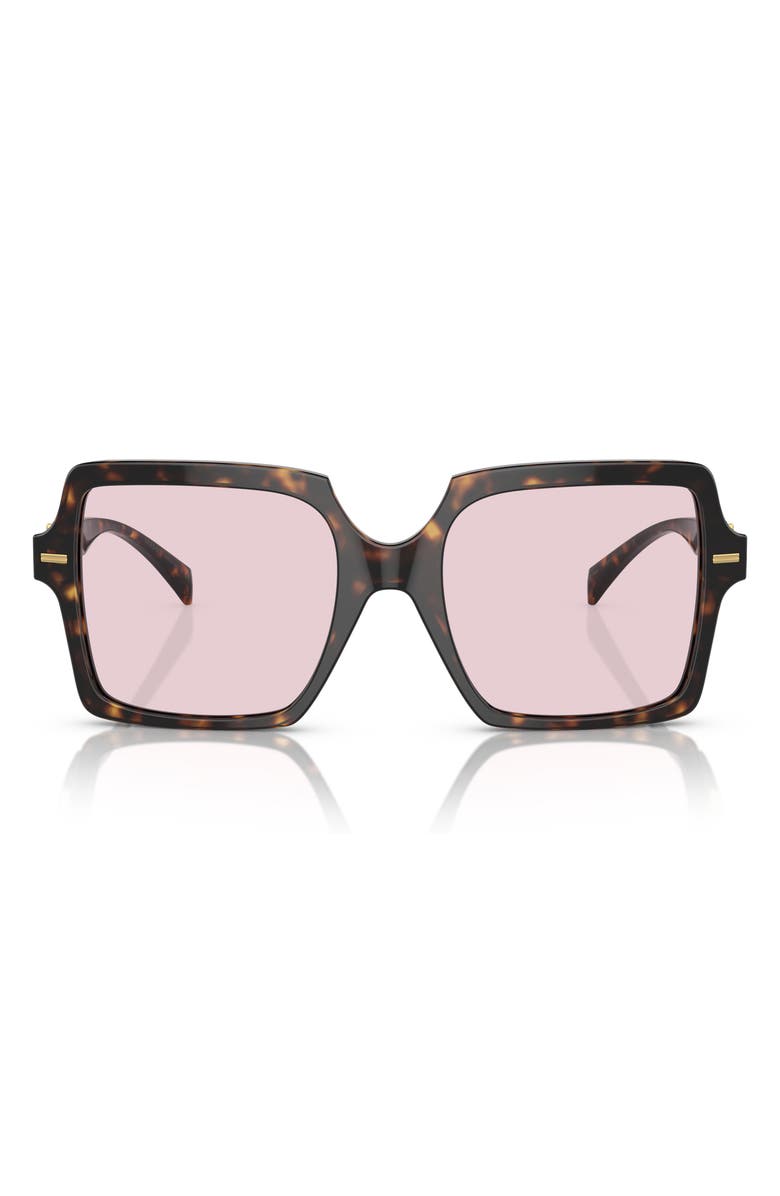 Versace 55mm Square Sunglasses, Main, color, 