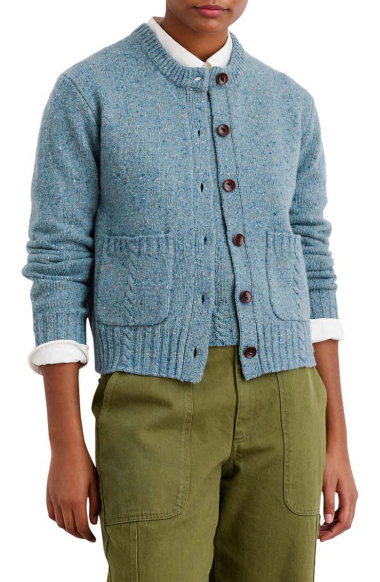 Alex Mill Francis Donegal Merino Wool Blend Cardigan, Main, color,