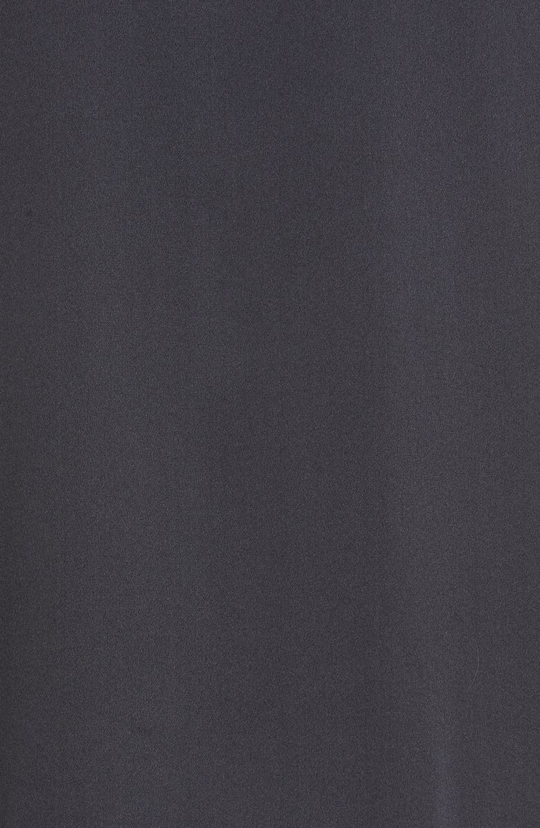 Vince Shaped Collar Short Sleeve Silk Blouse, Alternate, color,