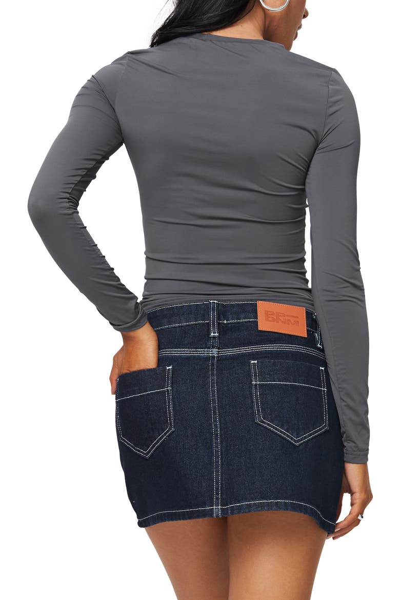 Arnim Stretch Top, Alternate, color, GREY