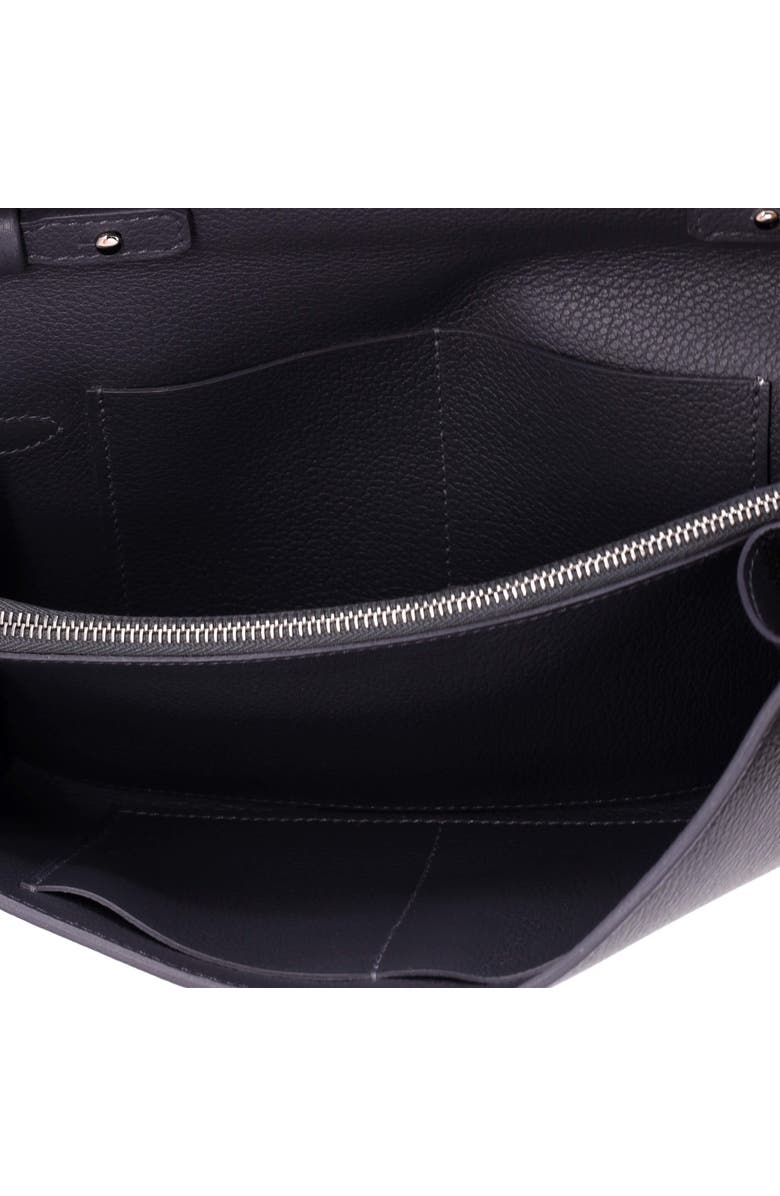 Pre-Owned Hermes Kelly To Go Wallet Evercolor, Alternate, color, Gris Misty