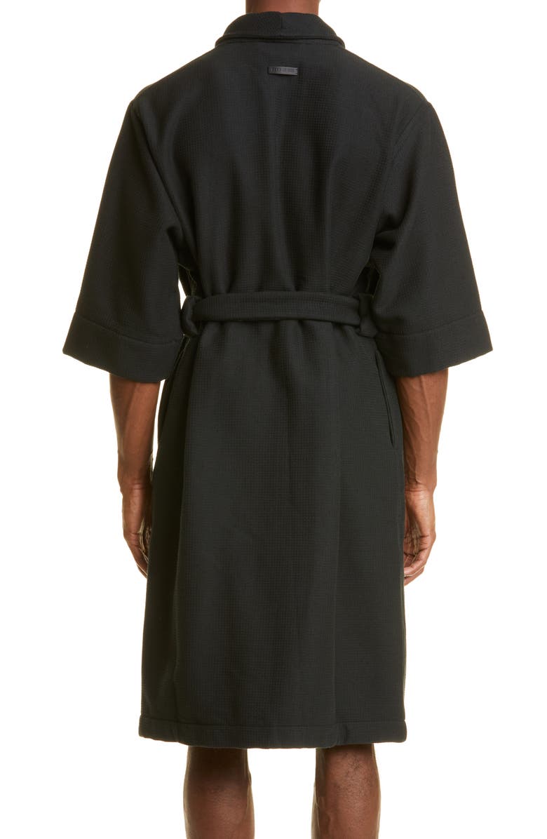 Fear of God Waffle Weave Cotton Robe, Alternate, color,