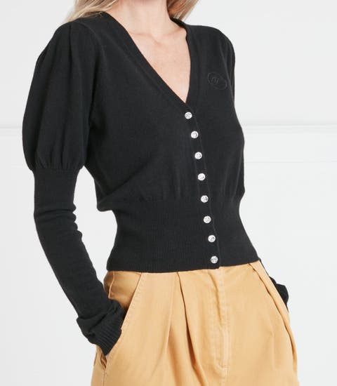 Tonal T-Logo Cardigan