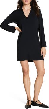 SPANX® Long Sleeve Sleek Jersey Mini Shirtdress
