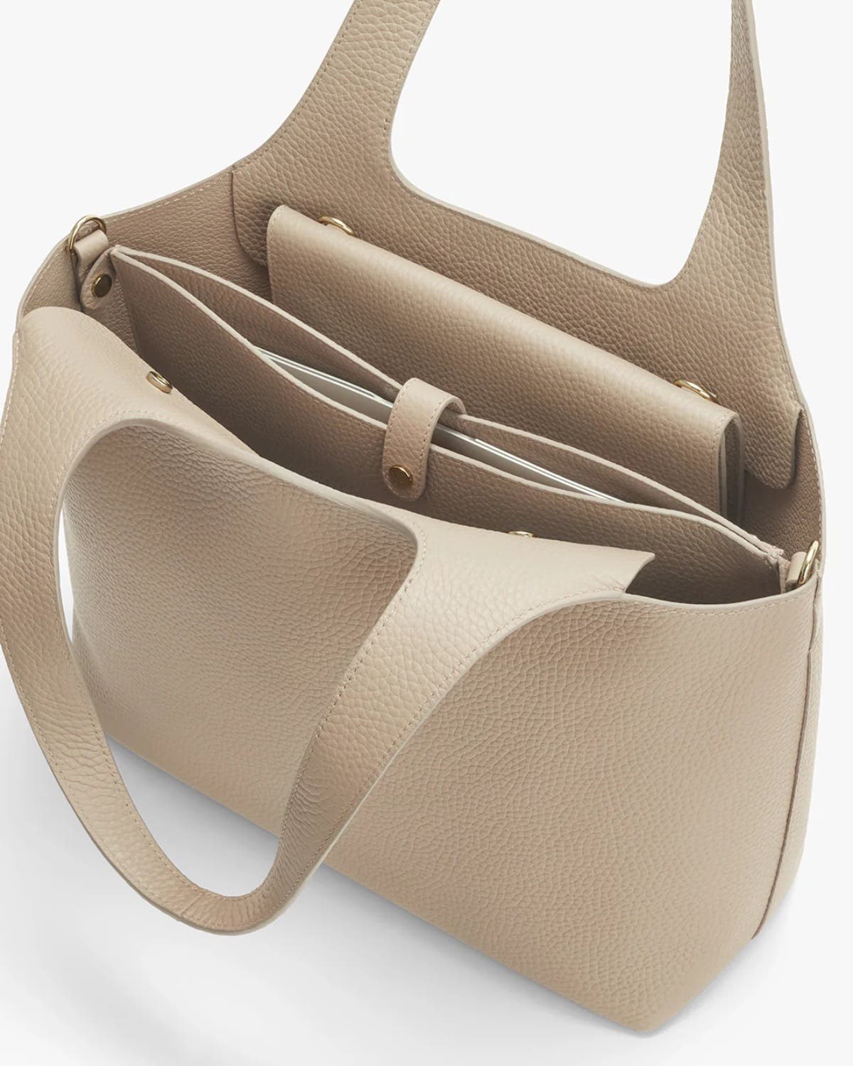 Cuyana System Tote 16-inch, Alternate, color, Stone