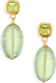 Lizzie Fortunato Verdant Glass Drop Earrings