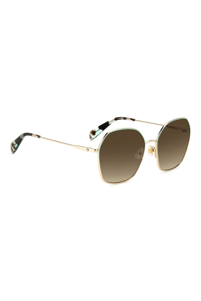kenna 57mm square sunglasses, Alternate, color, 0LKS-HA