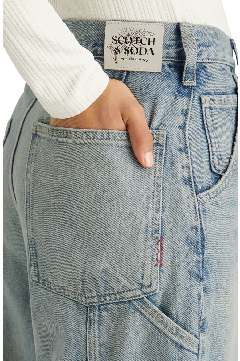 The Deep Wide Leg Cargo Jeans, Alternate, color, ROLLING ROAD