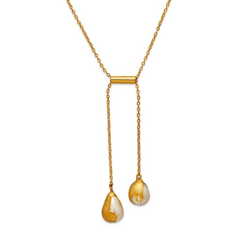 Dhwani Bhansal Boond Pendant In Gold Plated