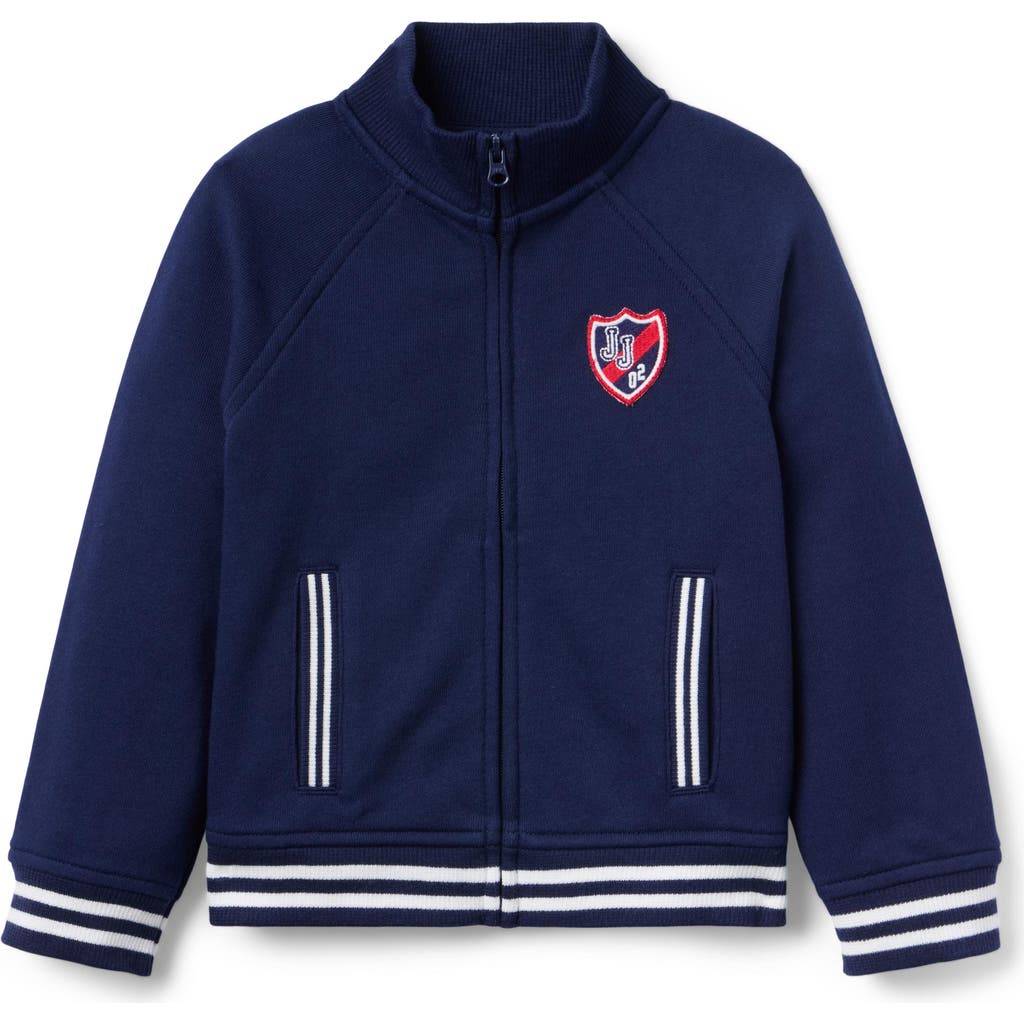 Janie And Jack The J&j Patch Jacket In Blue