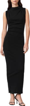AllSaints Katarina Cowl Neck Maxi Dress