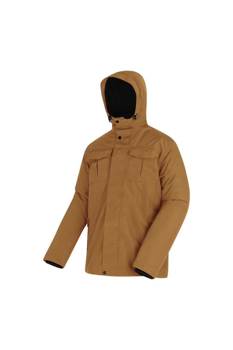 Eamont Insulated Waterproof Jacket, Alternate, color, Brown