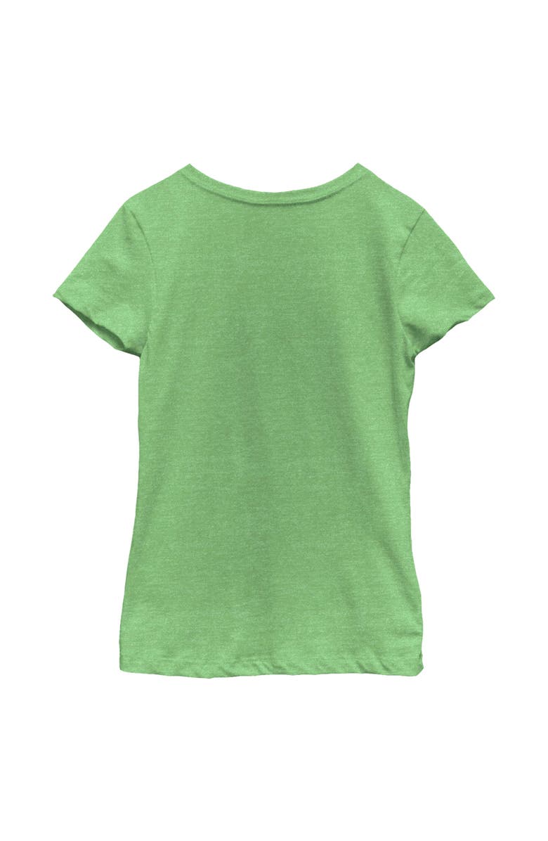 POKEMON Girl's Pokemon Halloween Pikachu Jack-O'-Lantern Graphic T-Shirt, Alternate, color, Green Apple