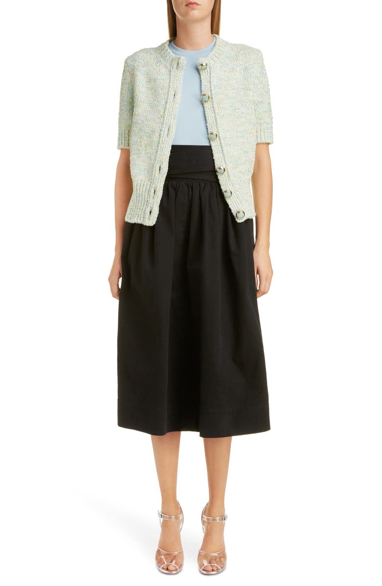 Runway Marc Jacobs High Waist Denim Skirt, Alternate, color, 